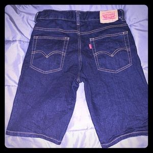 Grade school boys denim shorts